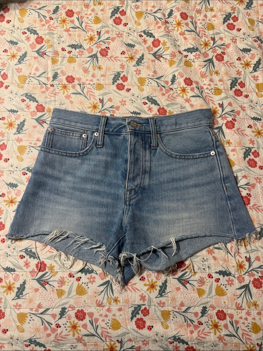 Madewell relaxed denim shorts